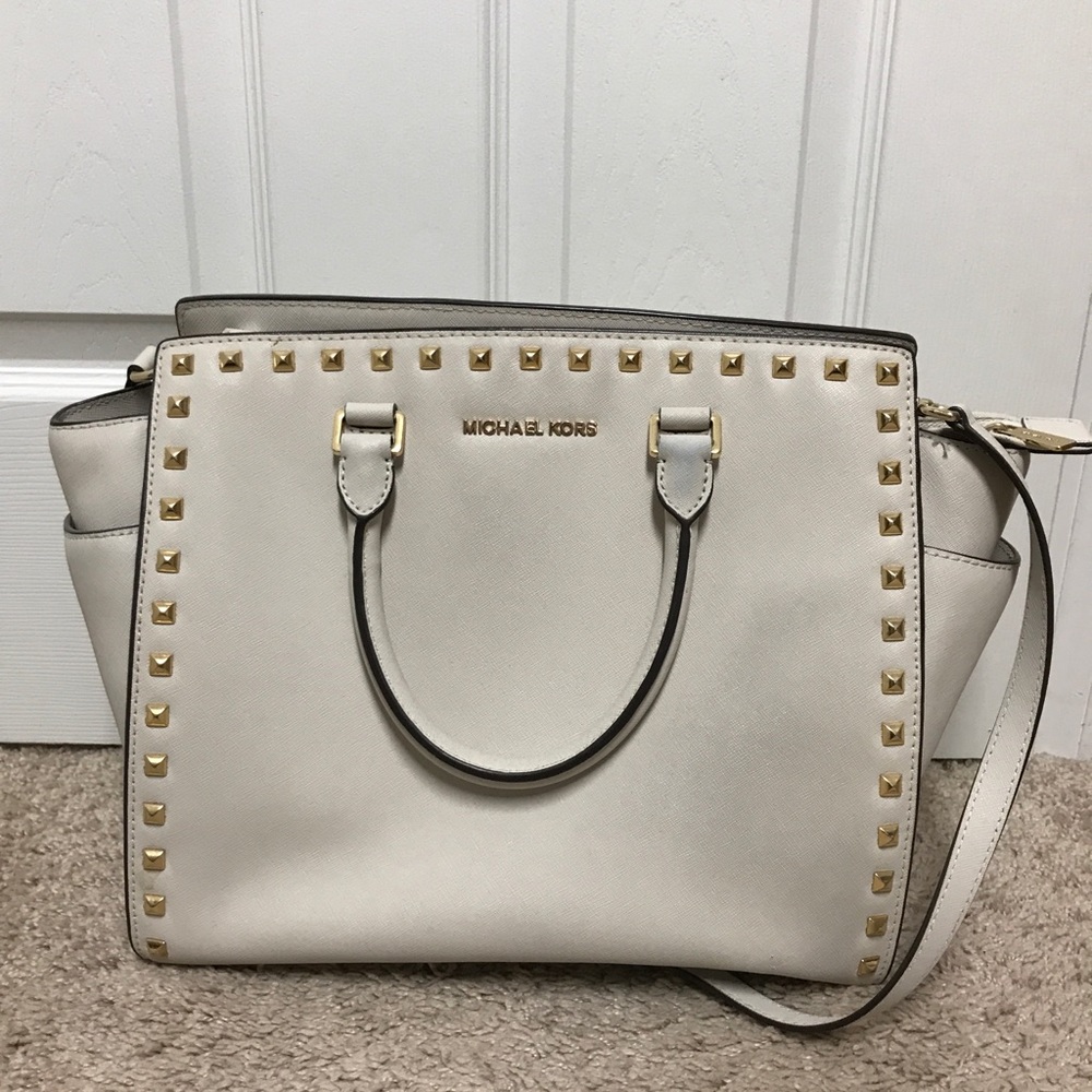 Michael Kors Saffiano Selma Satchel